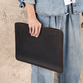 Computer Multi-functional Crazy Horse Leather Horizontal Liner Bag